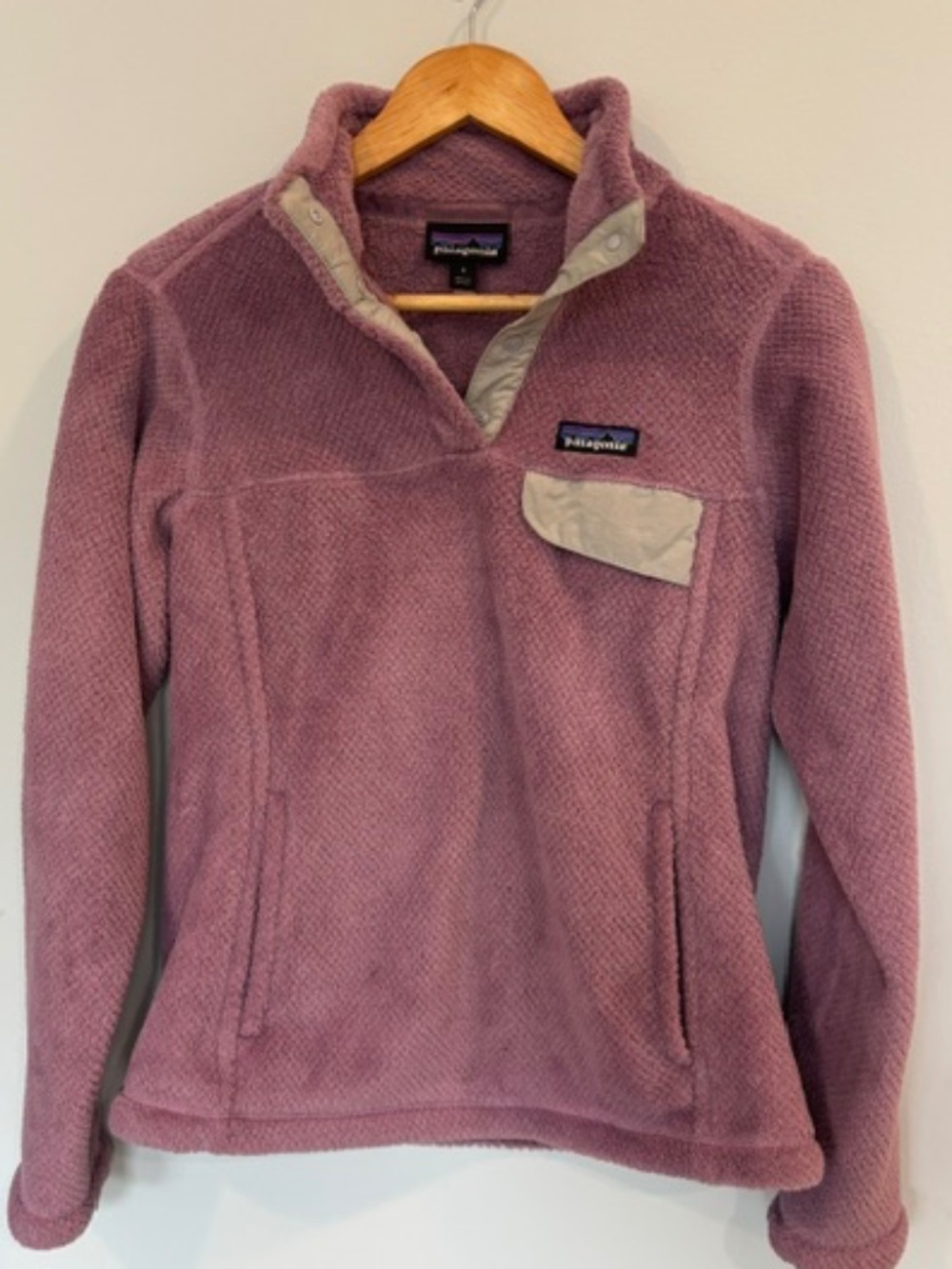 Patagonia Fleece Womens S Light Purple/ Mauve